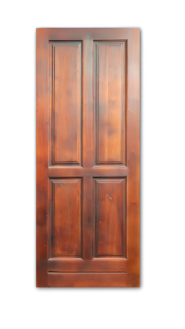 $240 - 4 panel Teak stained Mukina